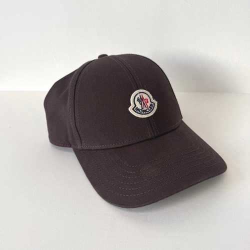 Moncler brown embroidered logo - brown,