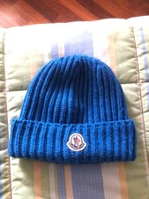 berretto Moncler blu uomo