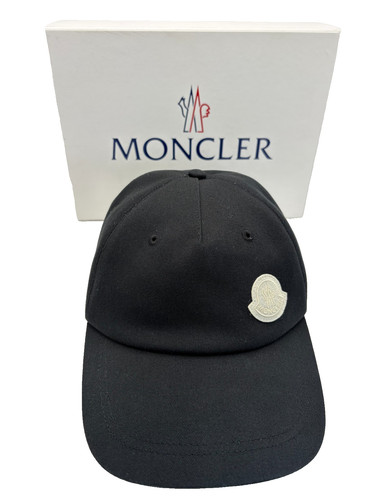 Moncler black cotton gabardine - moncler,